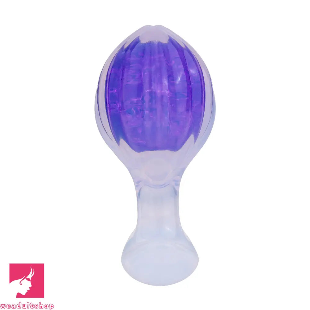 3.27in 3.86in Silicone Butt Plug Dildo Vaginal Massager & Anal Stimulator
