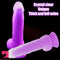 7.48in 9.25in Luminous Silicone Soft Dildo For Men Women Fucking Sex