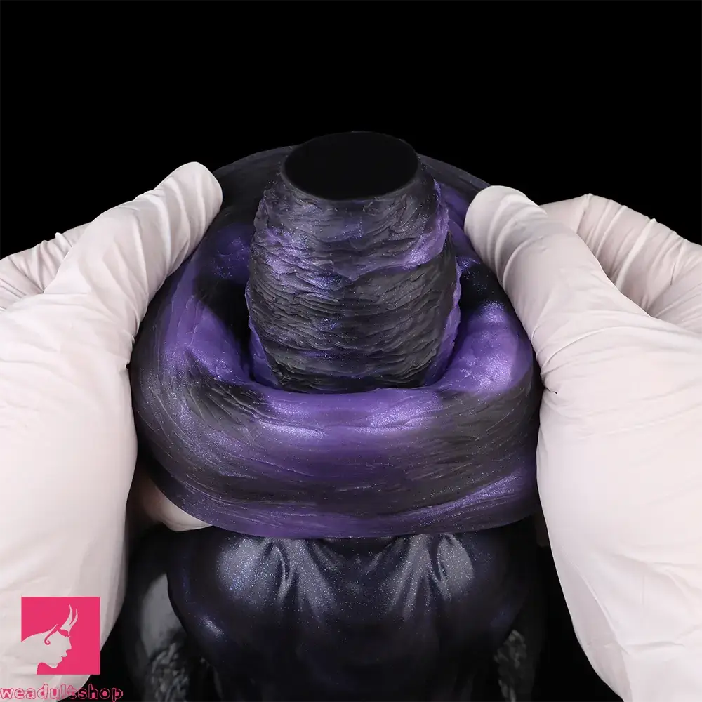 10.15in Dual Density Silicone Knot Monster Dildo G-Spot Anal Love Toy