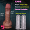 7.5in 8.6in 9.8in 13in Huge Soft Realistic Veins Double Layer Prostate Dildo