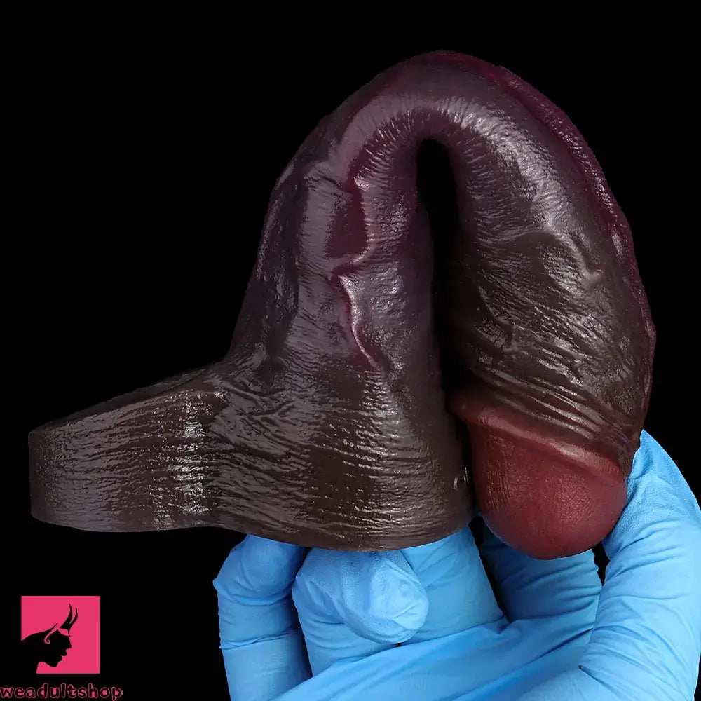 7.09in Ultra-soft Liquid Silicone Real Dildo Sleeve Reusable Penis Sleeve