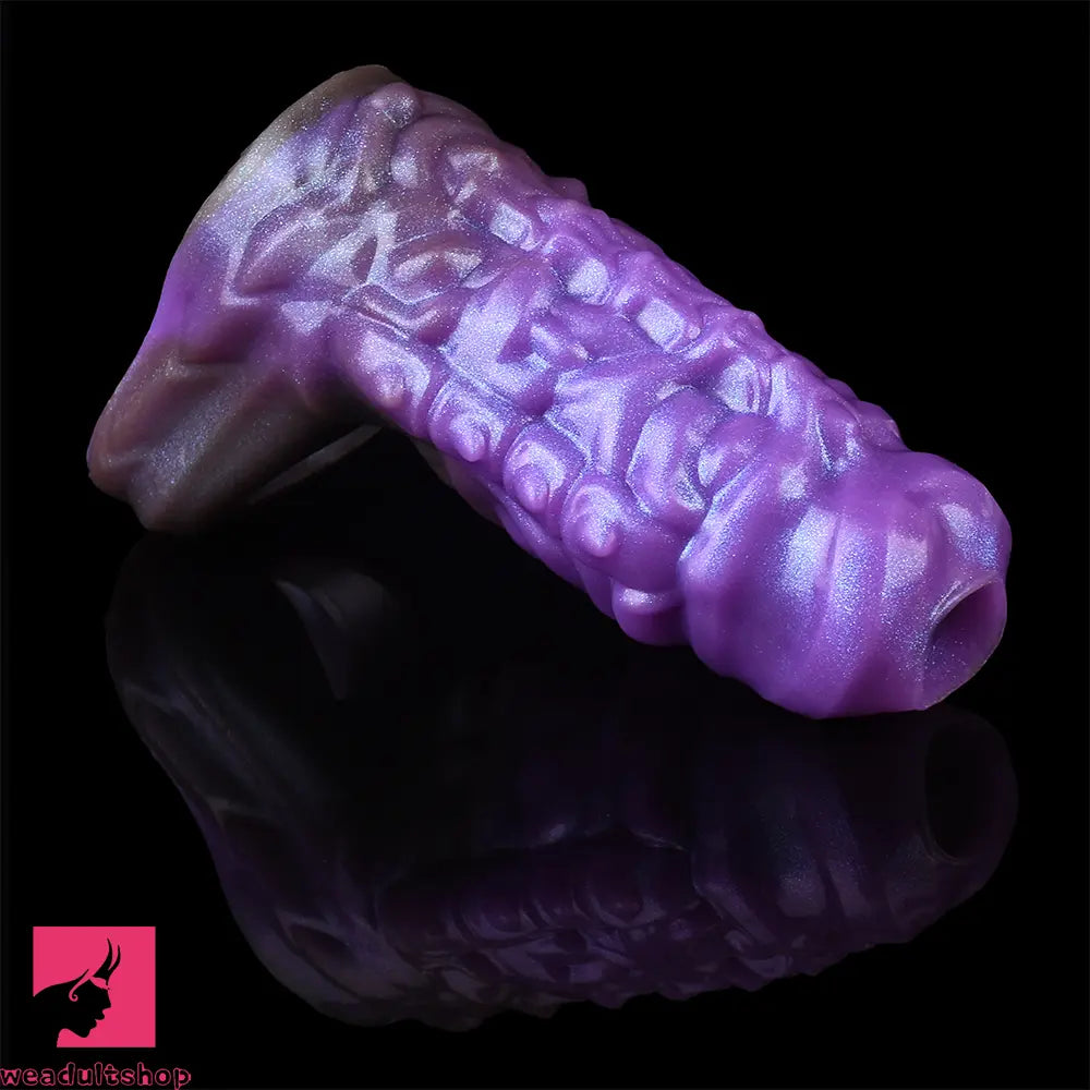 5.27in Dragon Beast Creature Fantasy Hollow Silicone Soft Dildo Sleeve