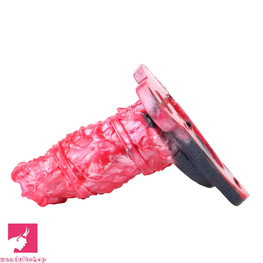 5.07in Hollow Dildo Keel Vibration Strapon Remote Cock Sleeve With Penis Ring