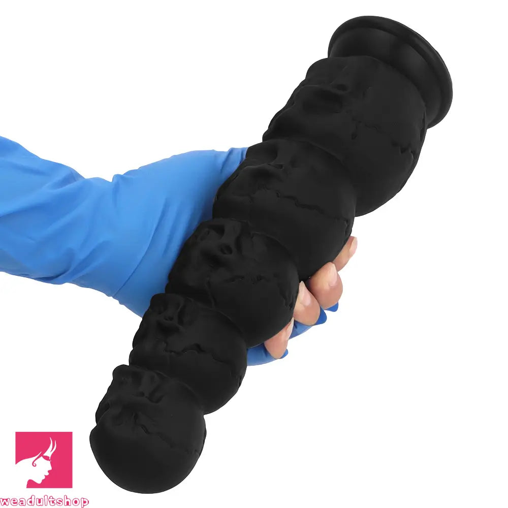 12in Silicone Skull Giant Penis Thick Huge Anal Plug Dildo For Anal Love