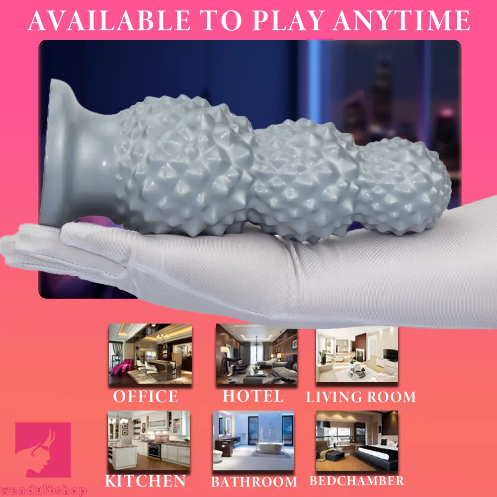 4.52in 6.73in 9.44in Lychee Shape Silicone Soft Butt Plug Dildo Sexy Product