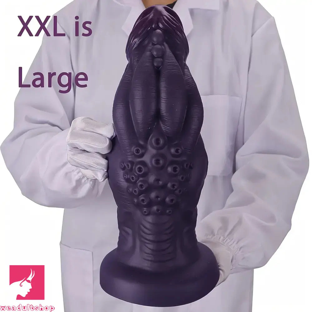 9.05in 9.44in 10.23in 11.61in 12.59in G-Spot Tentacle Knot Fantasy Soft Dildo