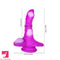 7.08in 9.05in Uncut Big Monster Animal Soft Silicone Luminous Clit Dildo