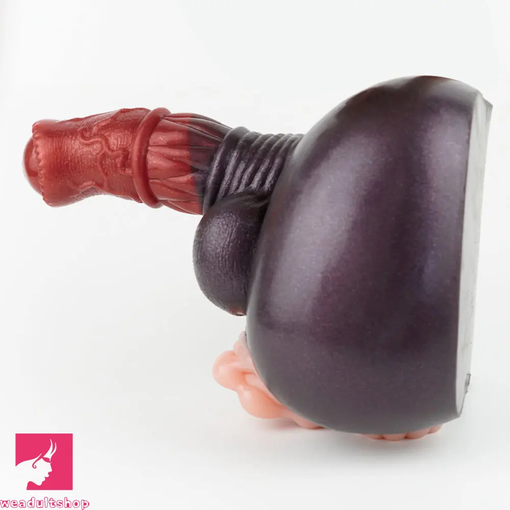 7.67in Silicone Odd Horse Dildo Masturbator Heavy Duty Suction Cup