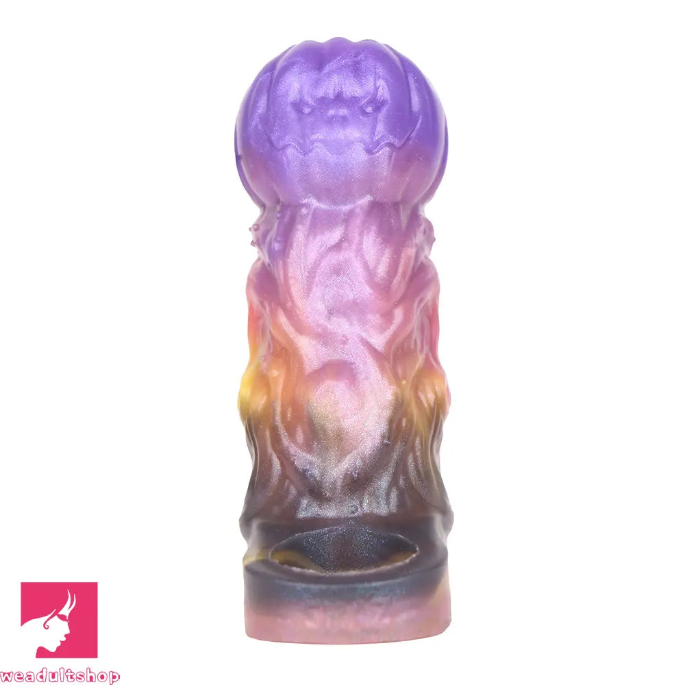 4.72in Ogma Fantasy Odd Silicone Soft Dildo Sleeve Cock Extender Toy