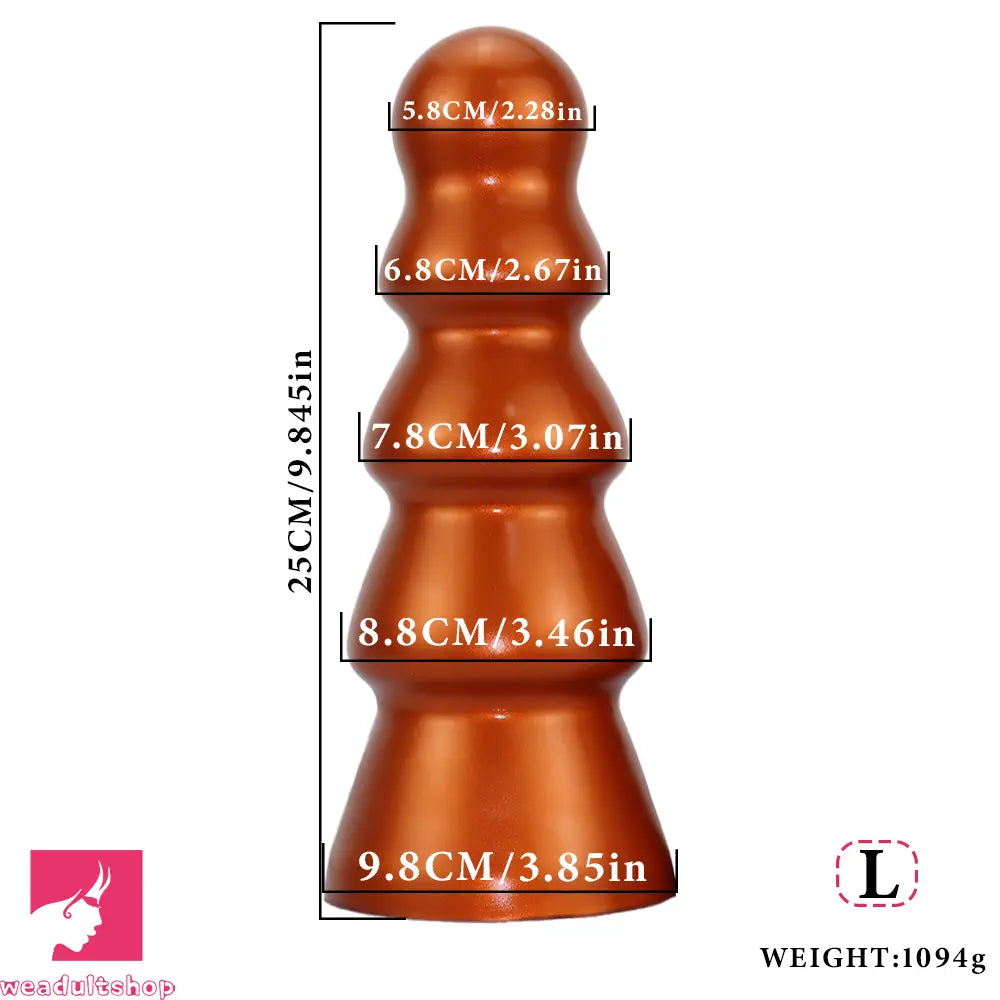 5.03in 7.67in 9.85in Odd Fantasy Butt Plug Dildo Suction Cup Adult For Couple