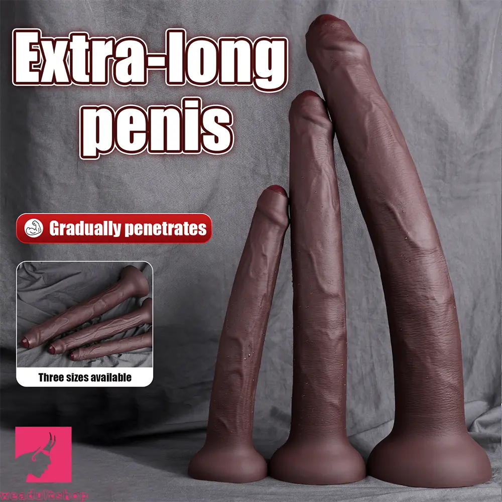 11.8in 15.3in 19.3in Super Long Huge Uncut Silicone Dildo Anal Cock Love Toy Weadultshop