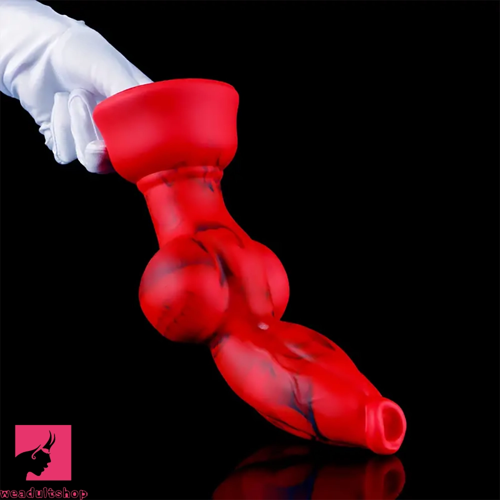 6.3in 7.99in 9.05in 10.23in Silicone Soft Knot Fantasy Penis Dildo
