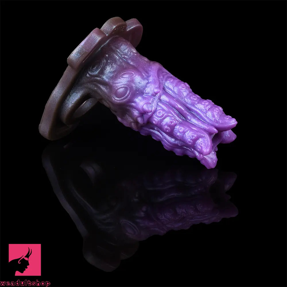 5.59in Dragon Beast Creature Silicone Flexible Fantasy Hollow Dildo Sleeve