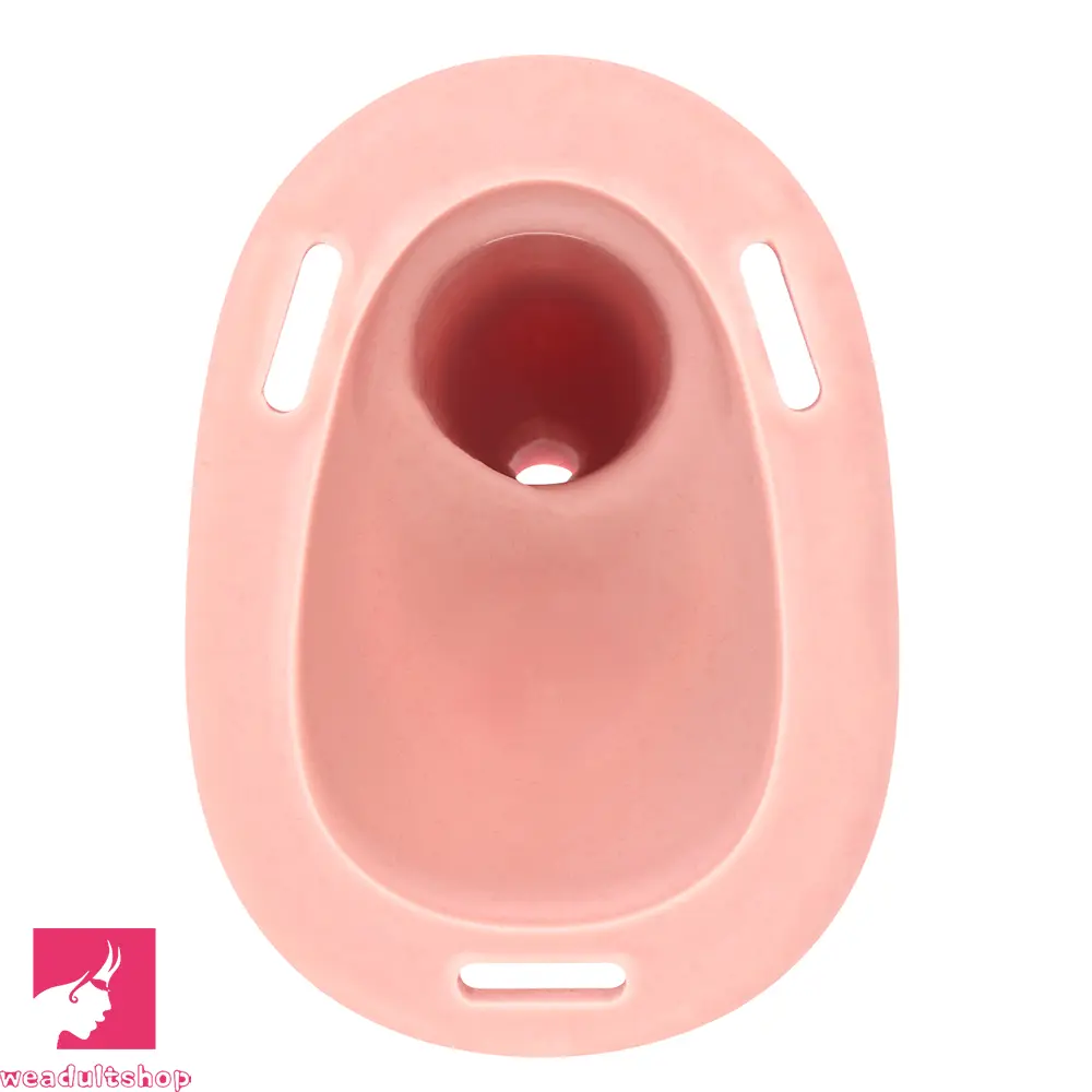 3.34in Real Hollow Chastity Cage Dildo Couple Sex Love Masturbator