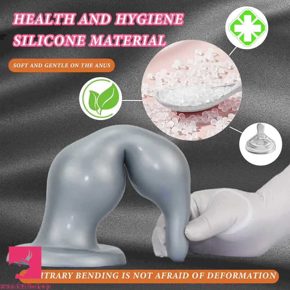 7.28in 9.84in 11.81in Silicone Soft Anal Plug Dildo Clitoris Anal Cock Dilator