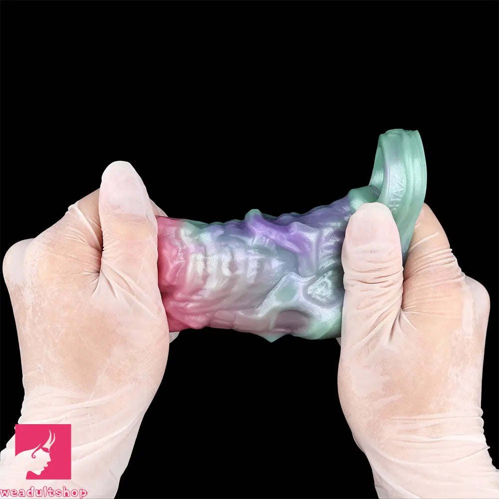 4.68in Crimson Sprout SHAZ-3015 Fantasy Hollow Dildo Sleeve Extension