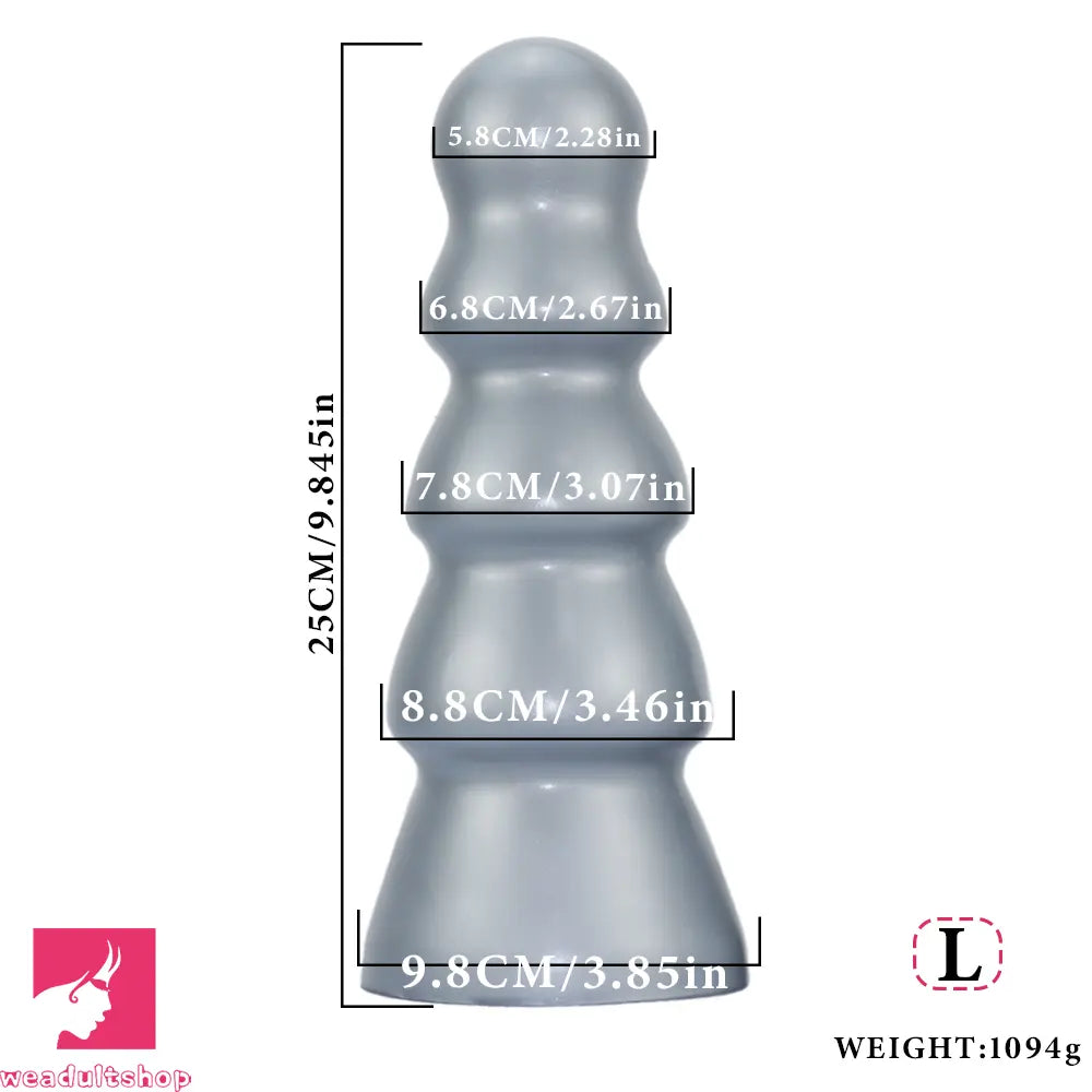 5.03in 7.67in 9.85in Odd Fantasy Butt Plug Dildo Suction Cup Adult For Couple