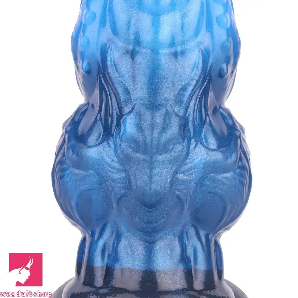8.22in Dual Density Silicone Monster Knot Dildo Ultra Soft Penis Love Cock