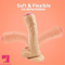 9.25in Foreskin Uncut Realistic Dildo For Vaginal Massage Orgasm Sex
