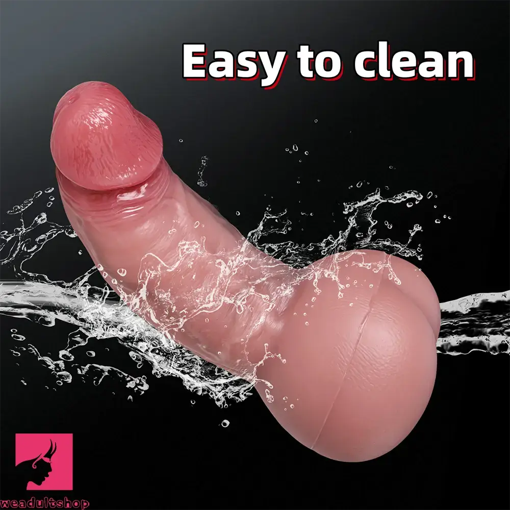 8.6in 3D Anal Tunnel Pocket Pussy Dildo With Anus Smooth Head Love Toy