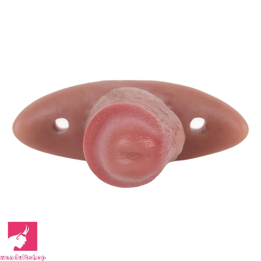 5.8in Hairy Penis 10 Frequency Vibration Role Sex Dildo Tail Butt Plug