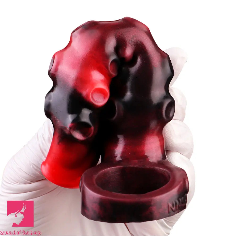 4.96in 5.51in 6.69in Tentacle Animal Soft Dildo Sleeve Cock Sex Extender