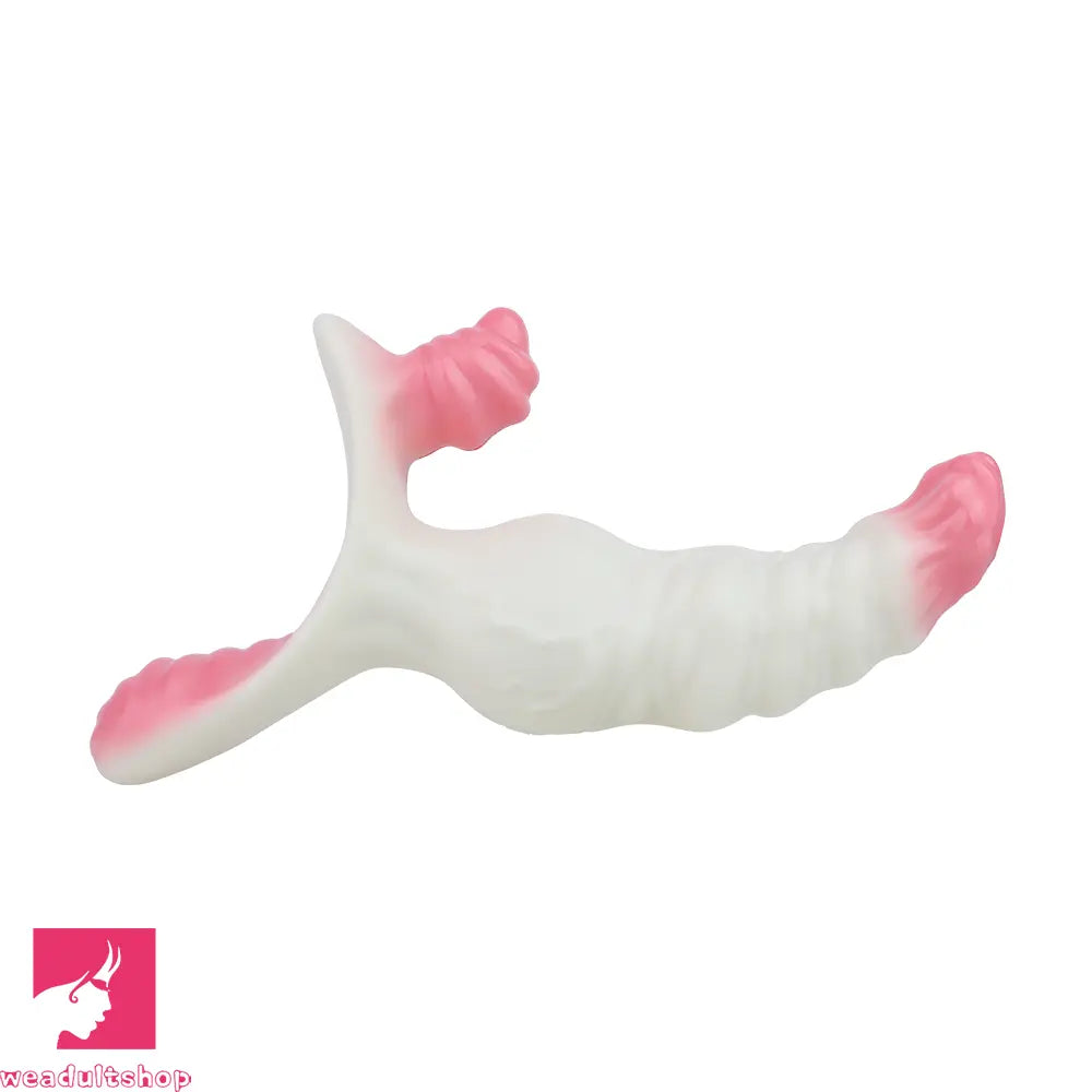 6.42in Monster Fantasy Wearable Strap on Vibrating Anal Silicone Dildo