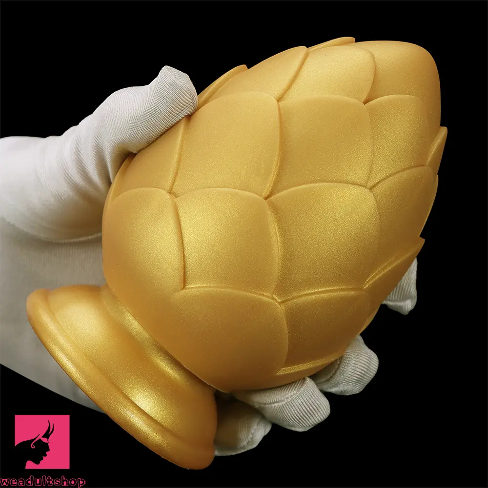 4.13in 4.72in 5.31in Flower Small Thick Butt Plug Dildo For Couples' Sex Toy