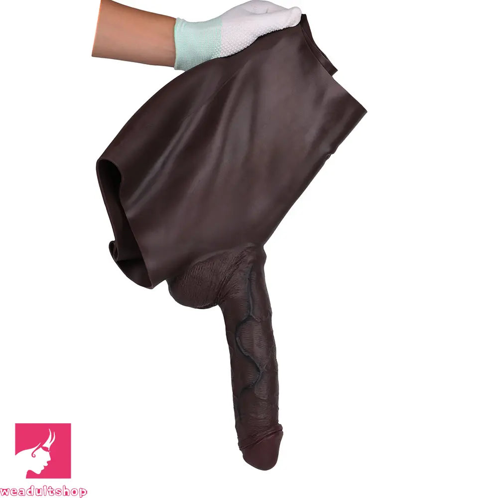 9.65in Ergonomic Design Hollow Strap on Dildo Panty For Entertainment