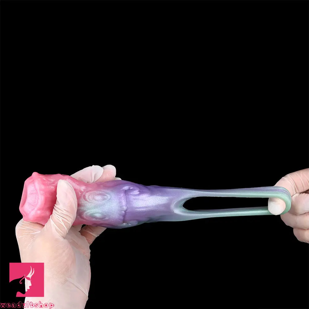 4.96in Silicone Soft Cock Fantasy Hollow Dildo Sleeve Cock Extension