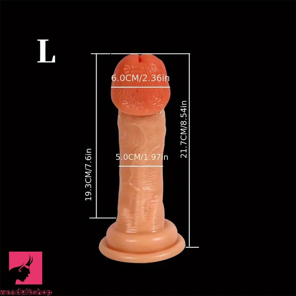 6.54in 7.39in 8.44in PVC Huge Glans Realistic Dildo For Anal Sex Toy 6.54in 7.39in 8.44in PVC Huge Glans Realistic Dildo For Anal Sex Toy