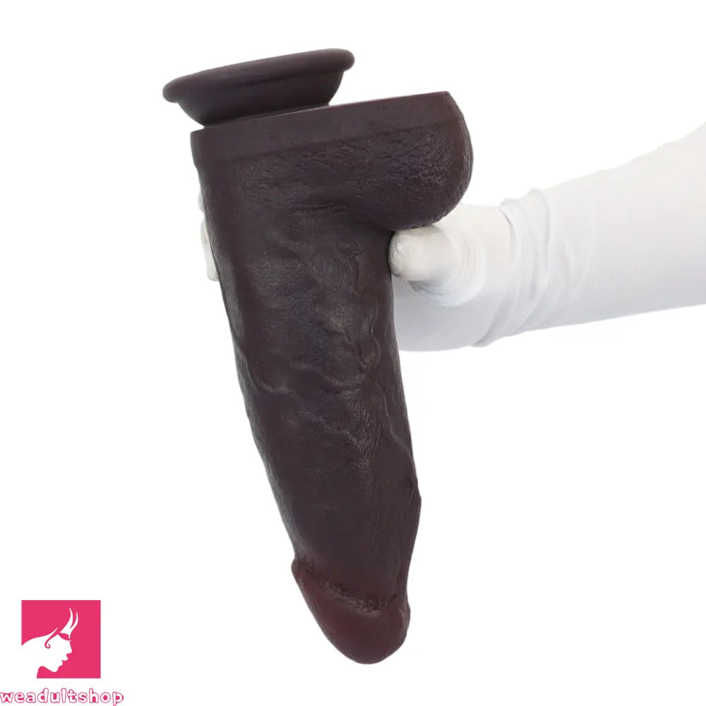9.46in Silicone Big Soft Lifelike Dildo Realistic Skin-like Comprehensive Cock
