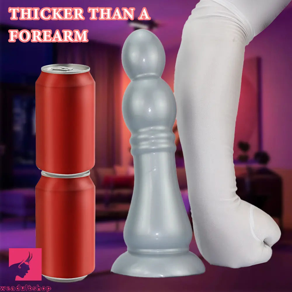 7.04in 9.84in 12.79in Chess Shape Thick Anal Plug Dildo Clitoral Love Toy