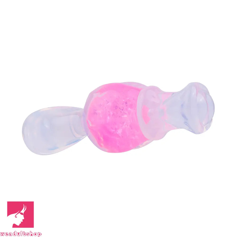 5.04in Silicone Anal Plug Vaginal Massager & Anus Stimulator Cock Toy
