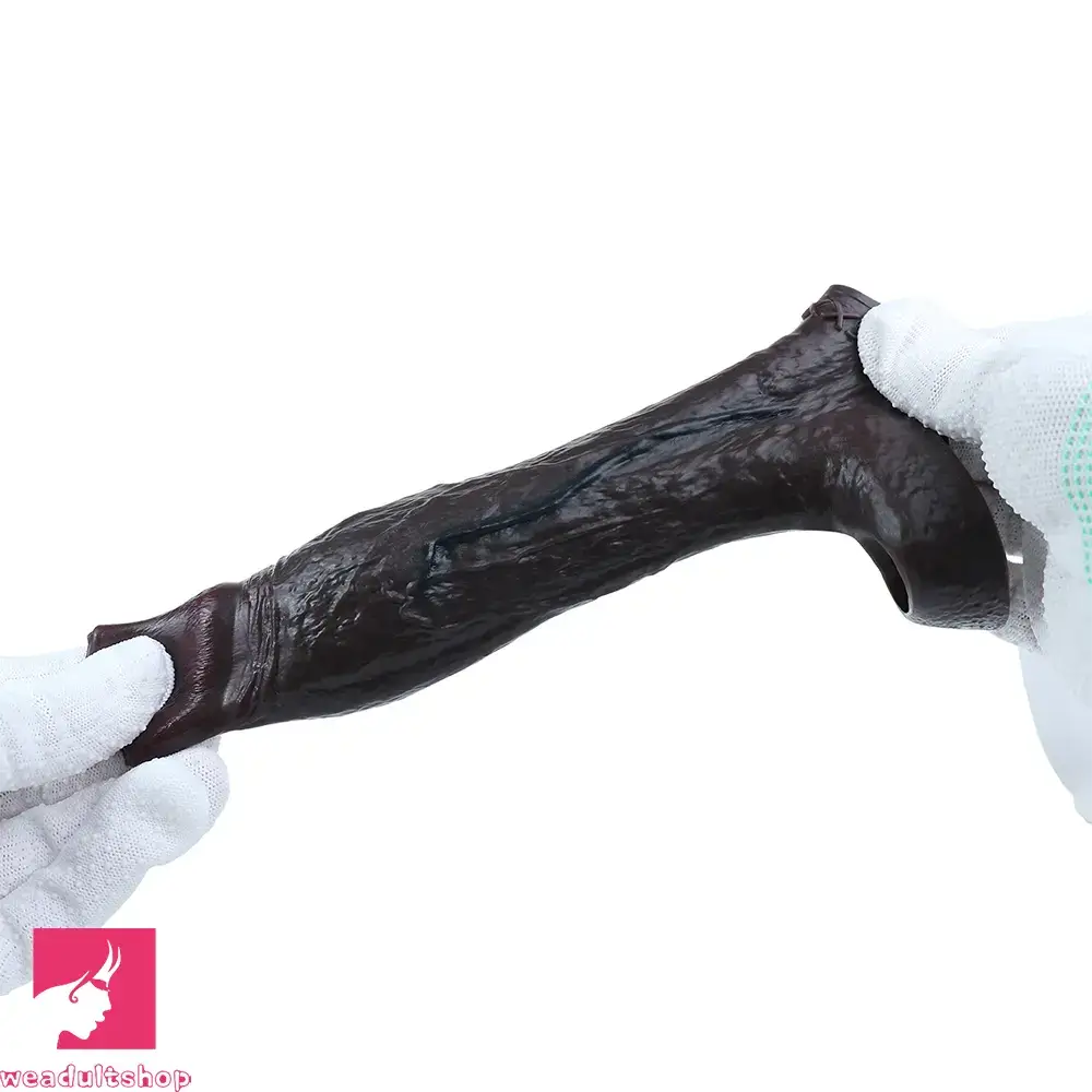 5.59in Realistic Dildo Penis Sleeve Cock Ring For Deep Stimulation Love