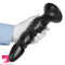 8.07in 11.22in Wearable Anal Beads Practice Dilation Big Black Cock Dildo