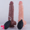 9.05in Big Skin Ejaculating Dildo Suction Cup Anal Toy Vaginal Massager
