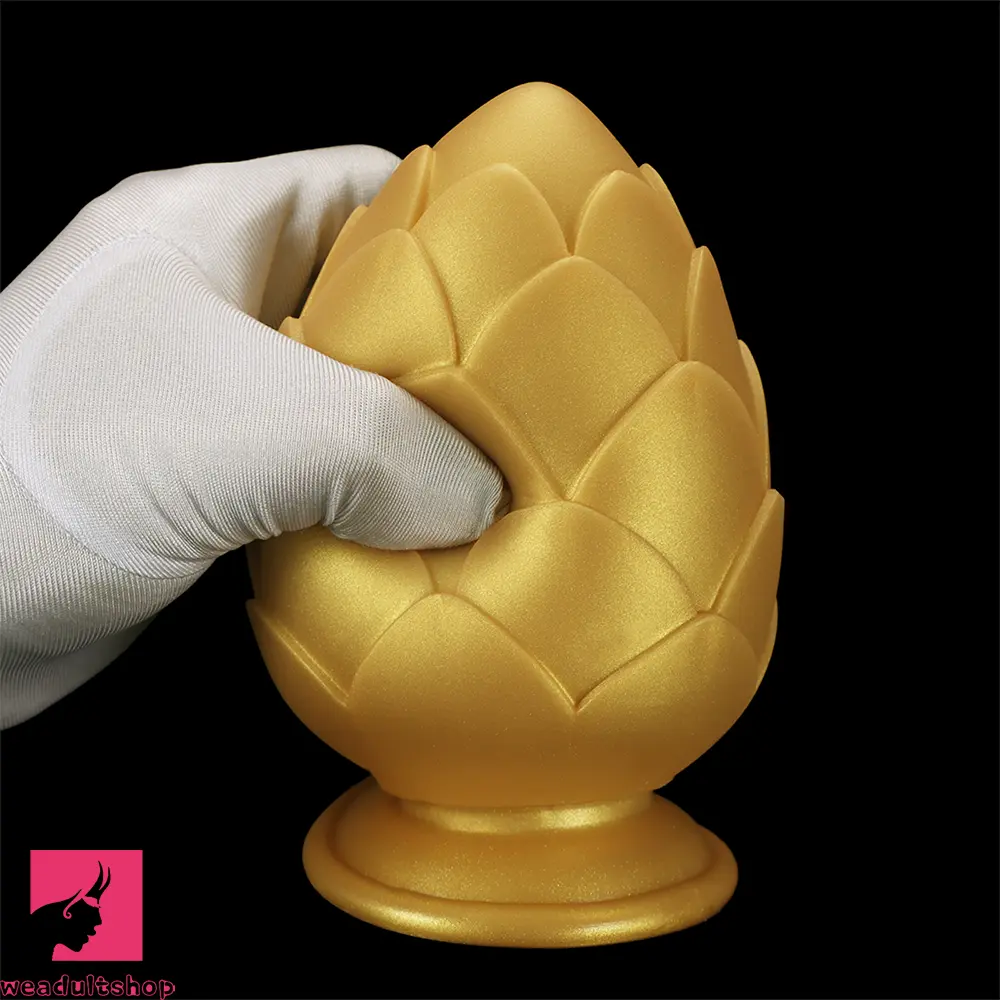 4.13in 4.72in 5.31in Flower Small Thick Butt Plug Dildo For Couples' Sex Toy