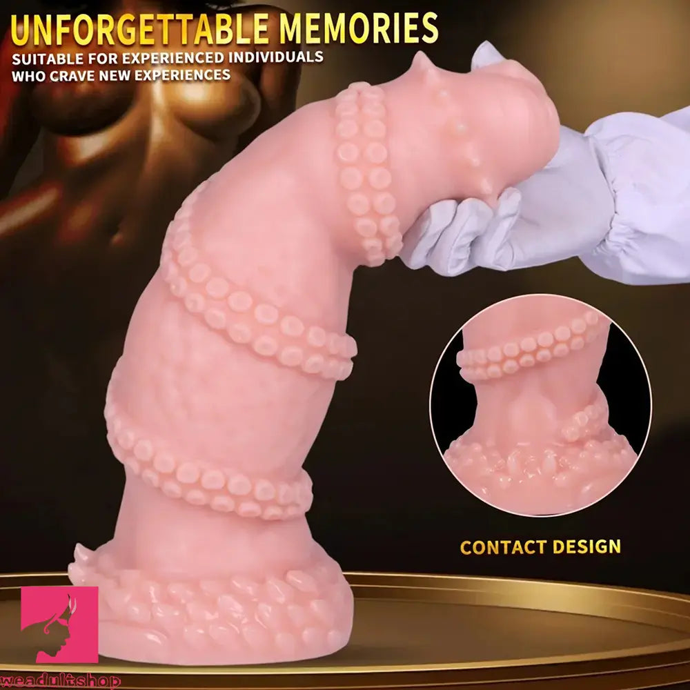 7.08in 8.46in 10.03in 11.81in 13.77in 14.96in Fantasy Big Fat Monster Dildo