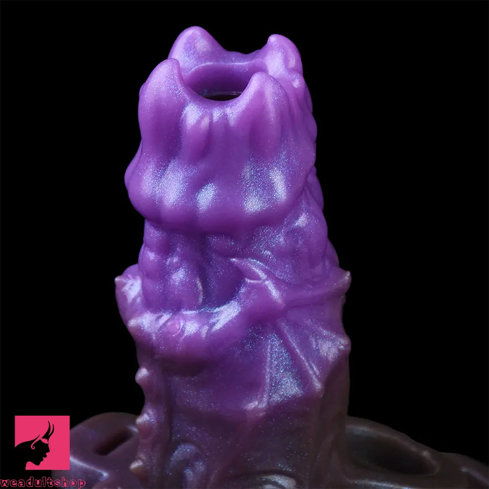 5.39in Scary Dragon Beast Creature Hollow Dildo Sleeve With Cock Ring