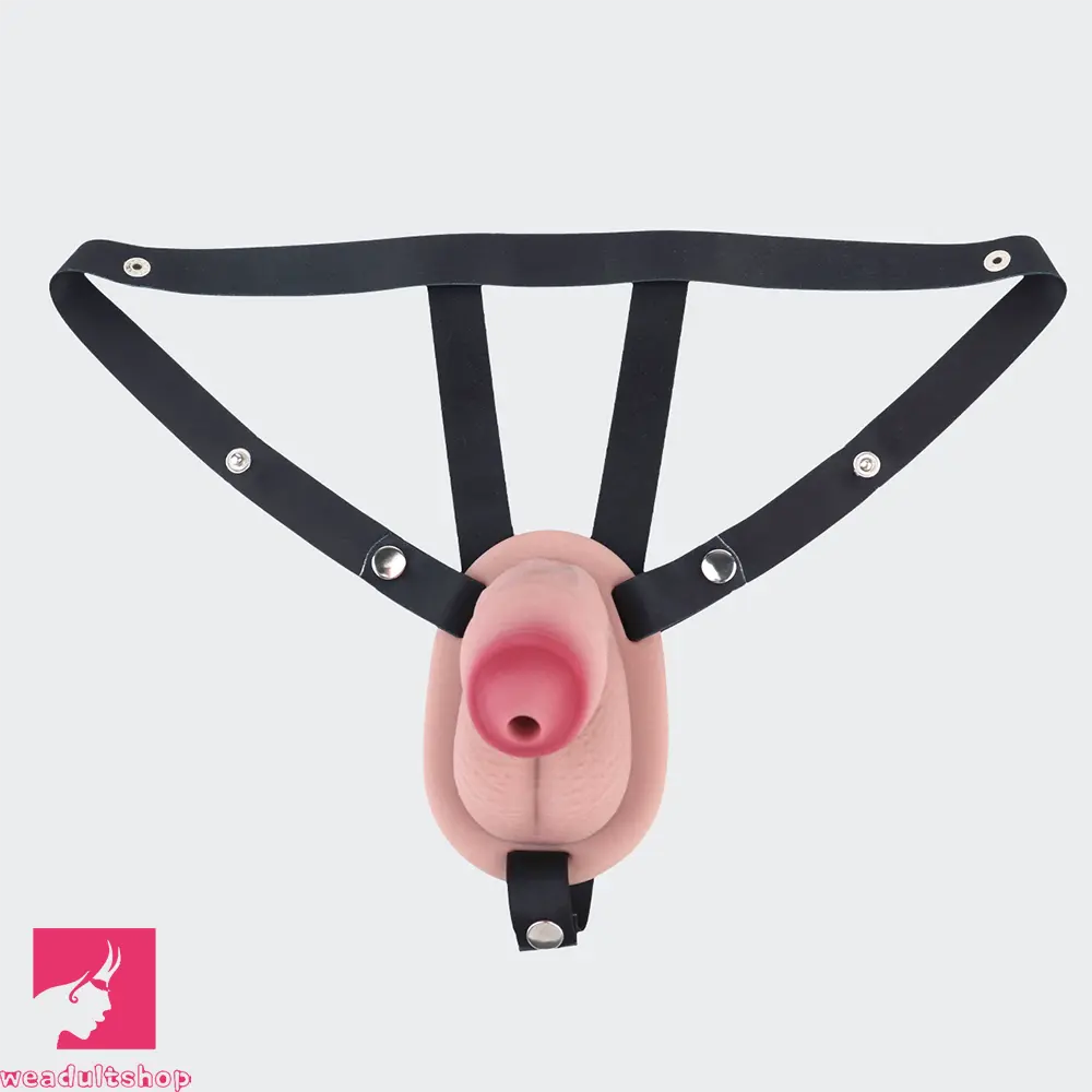 4.72in Real Hollow Chastity Cage Dildo Cock Masturbator Erotic Cock Love