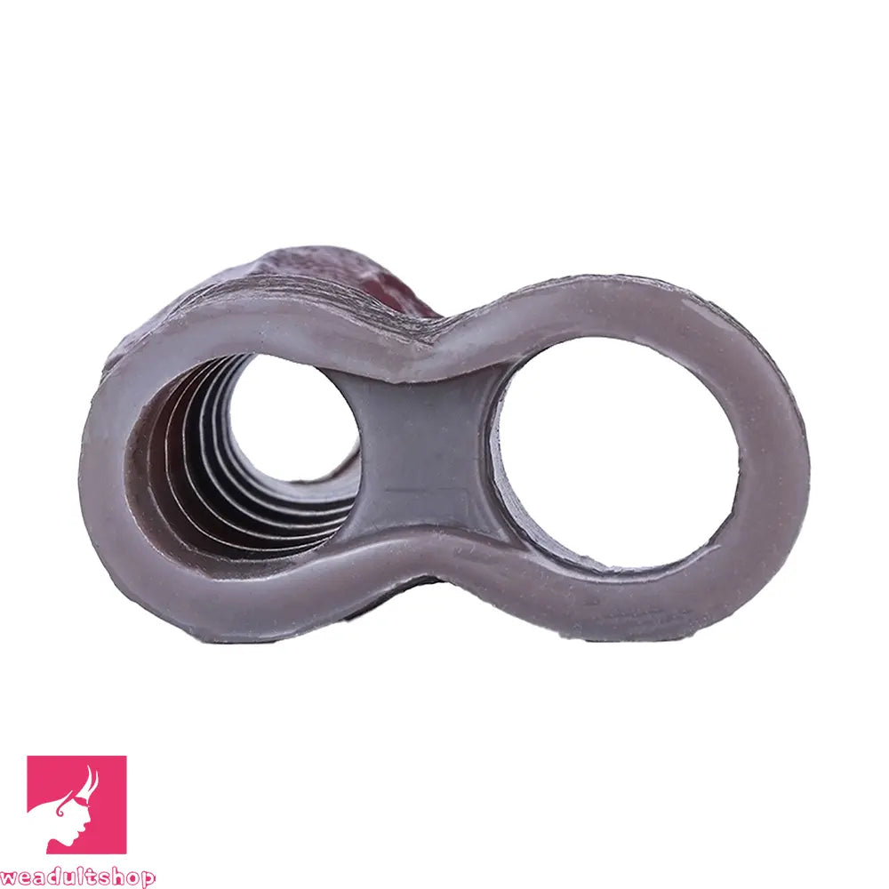 6.02in Platinum Silicone Soft Dildo Sleeve For Couples Male Adult Sex Toy