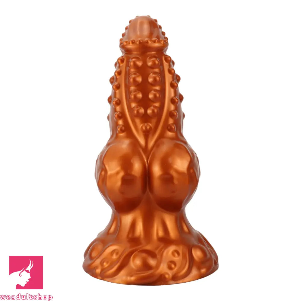 6.69in 8.66in 11.41in Spiked Tentacle Knot Silicone Big Comfortable Dildo