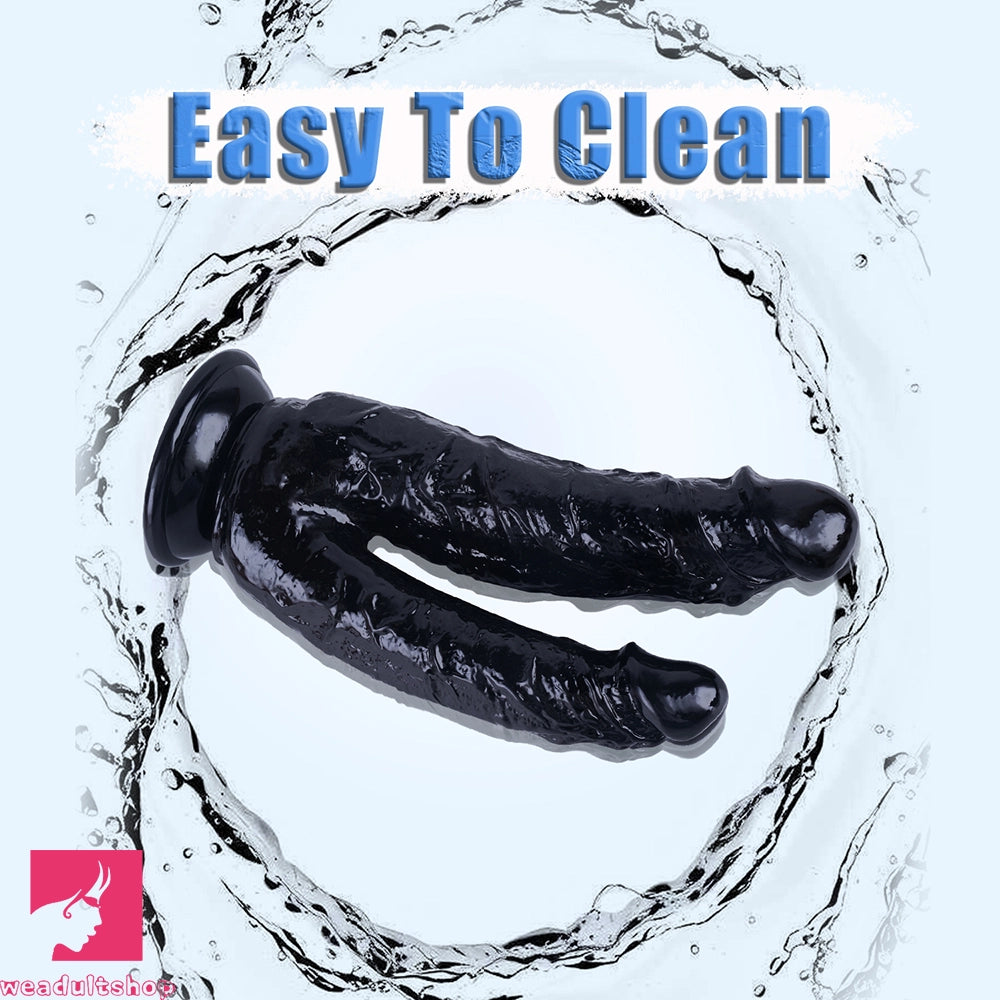 8in Realistic Double Sided Dildo Big PVC Lesbian Penis For Women Gay