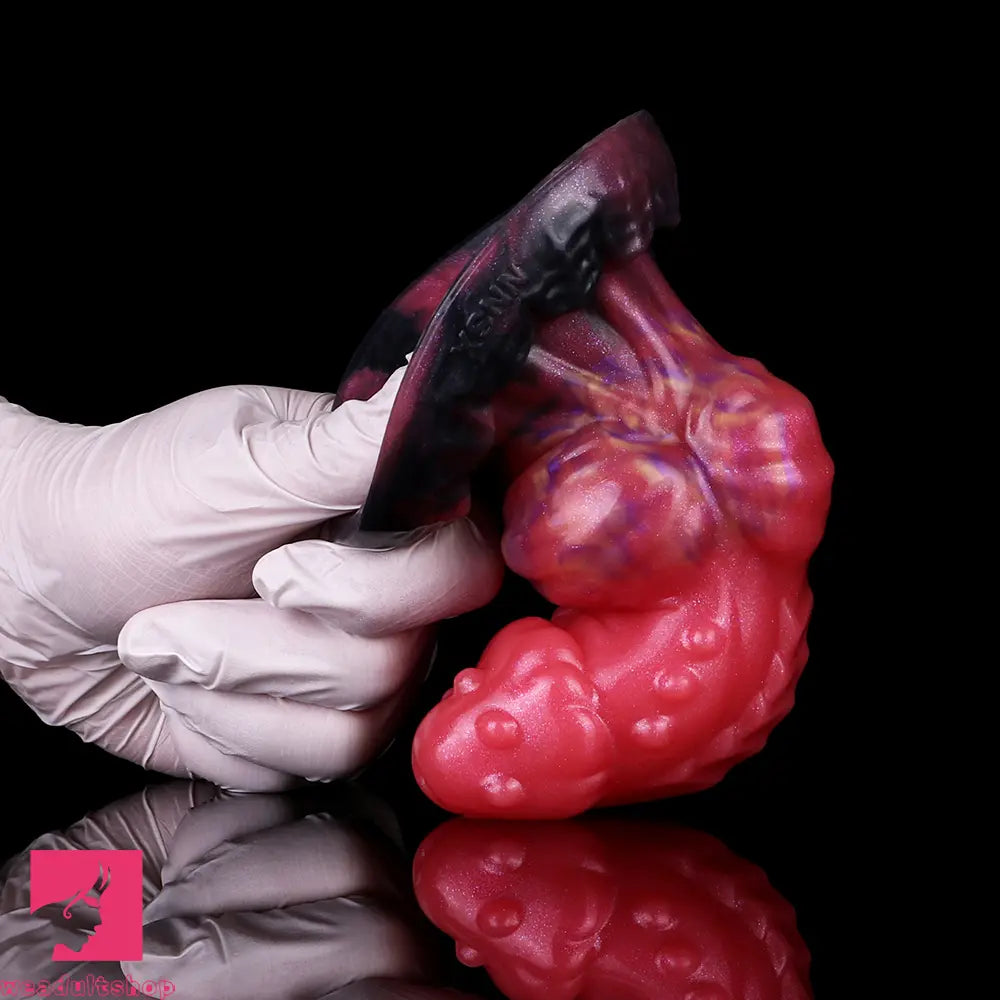 5.71in Fantasty Knot Spiked Silicone Dildo Soft Masturbator Simulate Sex