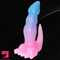 7.28in 9.44in Dinosaur Luminous Monster Soft Silicone Prostate Dildo