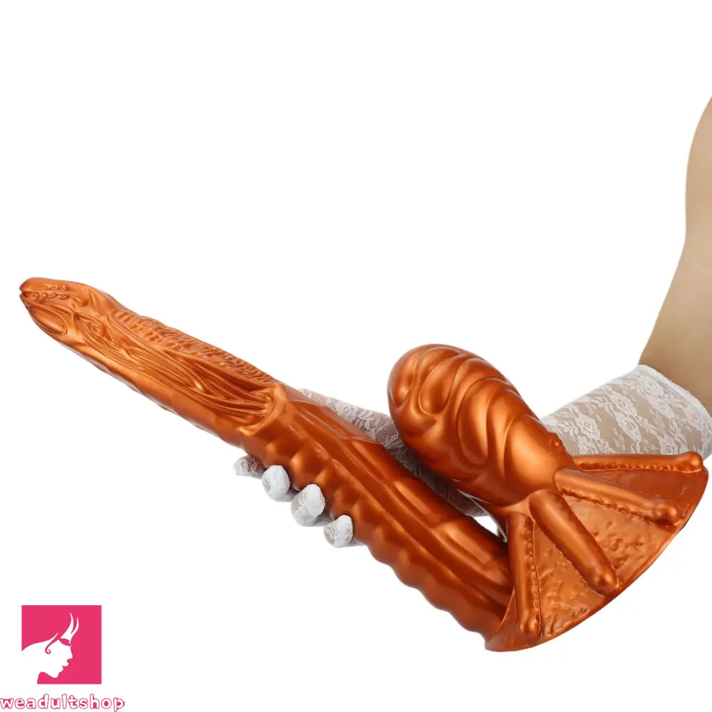 11.81in 17.7in Dual Ended Alien Anal Plug Soft Fantasy Dildo Anal Massage Dilator