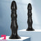 8.07in 11.22in Wearable Anal Beads Practice Dilation Big Black Cock Dildo