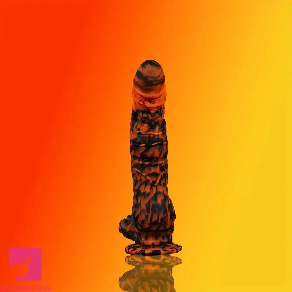 11.4in Silicone Monster Tiger Paw Shaped Massage Thick Anal Odd Dildo