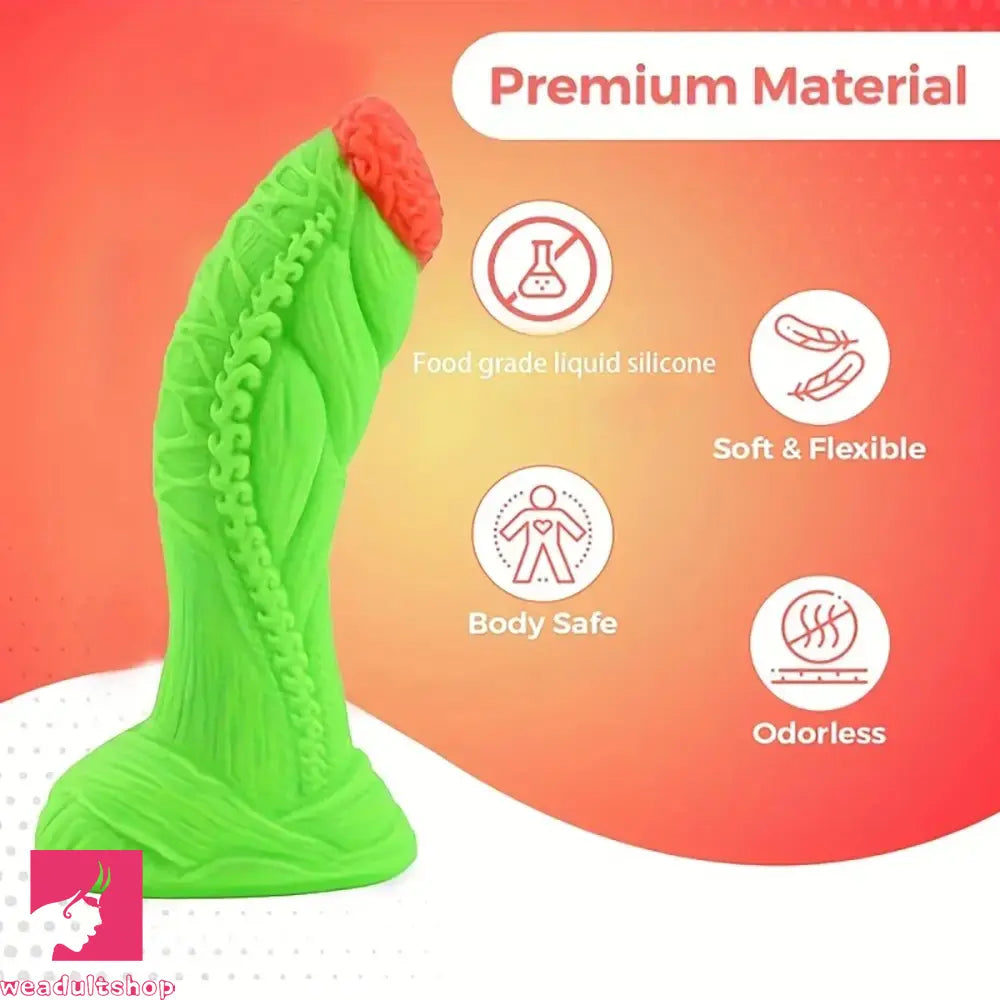 2.56in Small Bird Silicone Fantasy Safe Soft Dual Color Device Orgasm Dildo